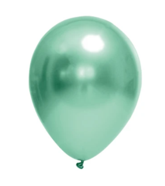 BALAO FESTBALL CROMADO 9 C/ 25UN VERDE