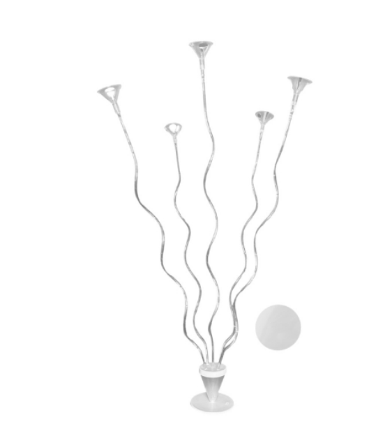 SUPORTE PARA BALOES ESPIRAL 5 VARETAS 55CM