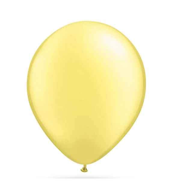 BALAO FESTBALL LISO 9 C/50UN AMARELO CANDY