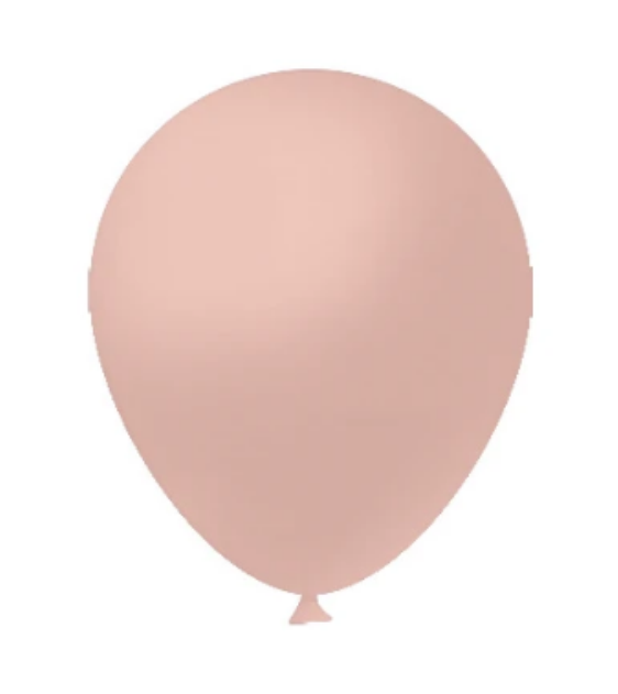 BALAO FESTBALL LISO 9 C/50UN ROSA NUDE