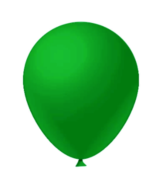 BALAO FESTBALL LISO 9 C/50UN VERDE ESCURO