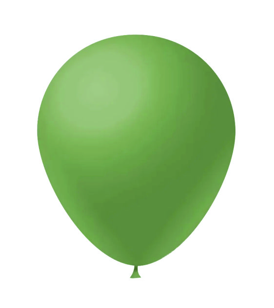 BALAO FESTBALL LISO 9 C/50UN VERDE EUCALIPTO