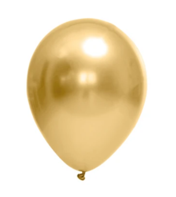 BALAO FESTBALL CROMADO 5 C/ 25UN OURO