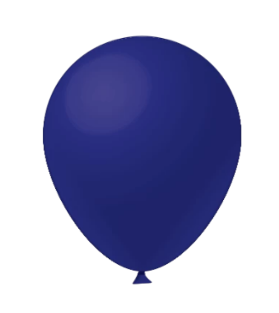 BALAO FESTBALL LISO 9 C/50UN AZ COBALTO