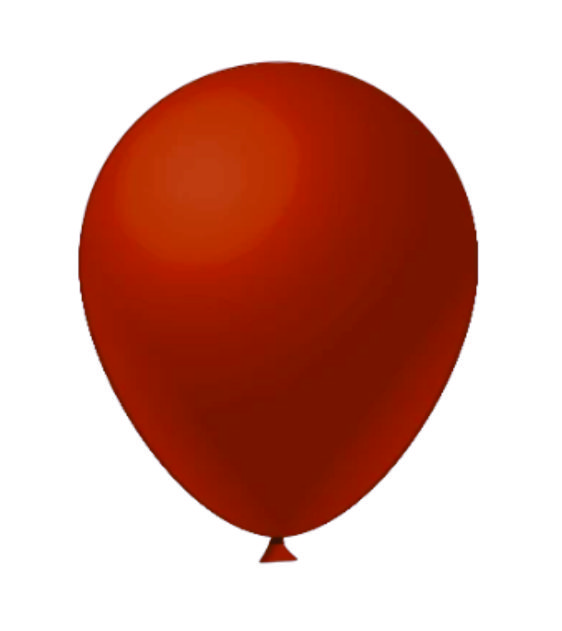 BALAO FESTBALL LISO 9 C/50UN TERRACOTA