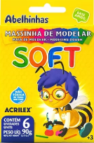 MASSINHA MODELAR ACRILEX 90G